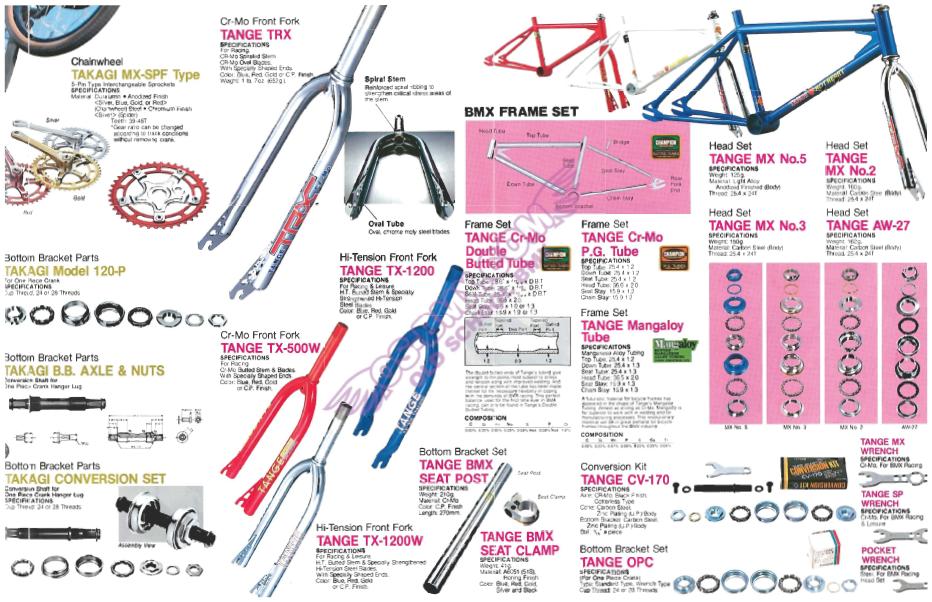 tange forks bmx